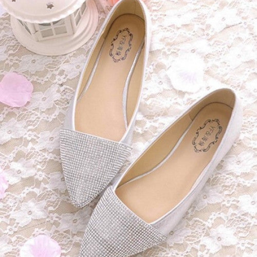 Flat Silver Women Sandals