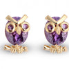 Jewelry Owl Gold Plated Stud Earrings