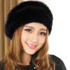 Fox Fur Korean Style Beret Hat Bonnet