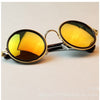 Fashion Retro Roundness Colours Sunglasses