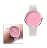 Unique Simple Round Dial Woman Watch
